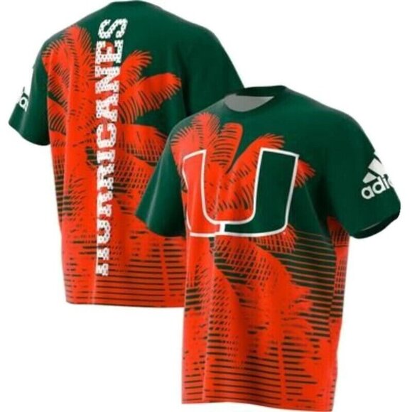 Adidas TG Jersey Soccer Futbol Jersey Shirt Miami Hurricanes Mens Small HG4399 - Picture 1 of 6